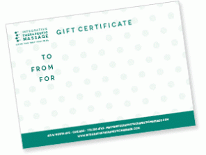 gift certificate